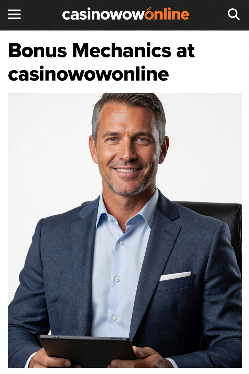 Detailed view of bonus structure interface at casinowowonline showing welcome offers and wagering details