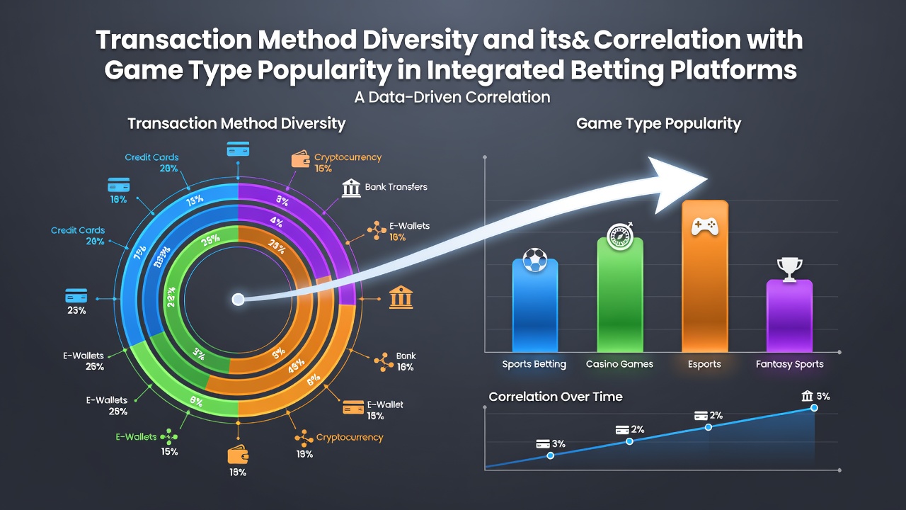 Integrated betting platform dashboard showing various transaction methods and game categories side by side